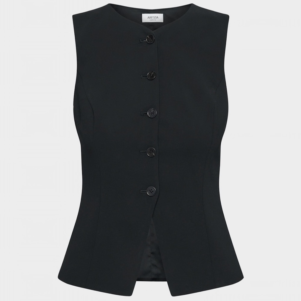 Aritzia Wilfred Regal Vest - Black